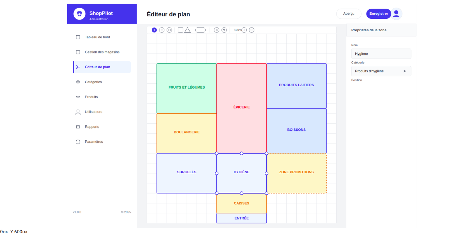 ShopPilot Interface 1